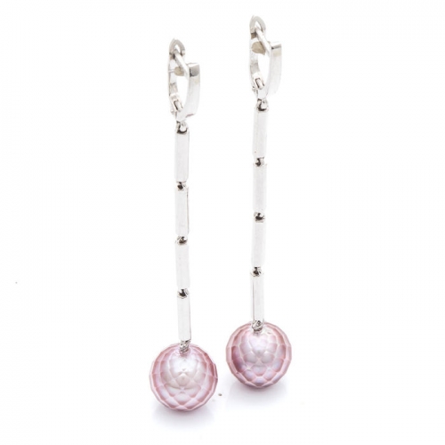 Náušnice s broušenými perlami