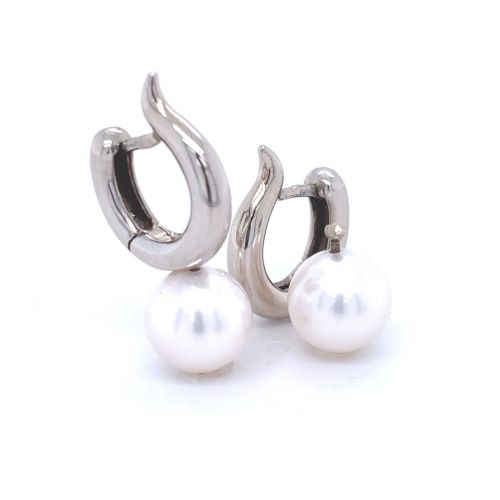 náušnice kobry s perlou