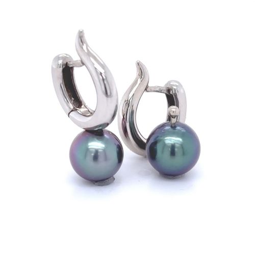 náušnice kobry s perlou