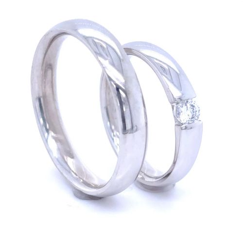 Snubní prsteny s diamantem