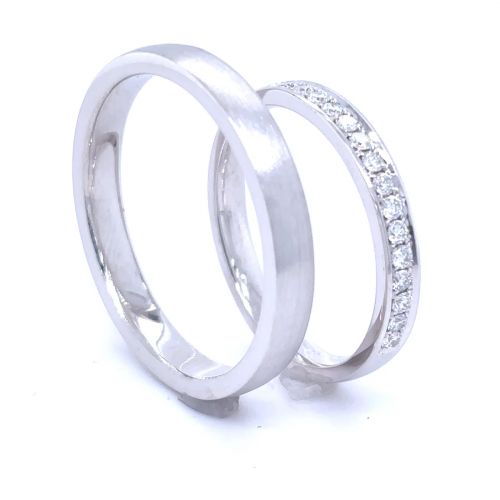 Snubní prsteny s diamanty