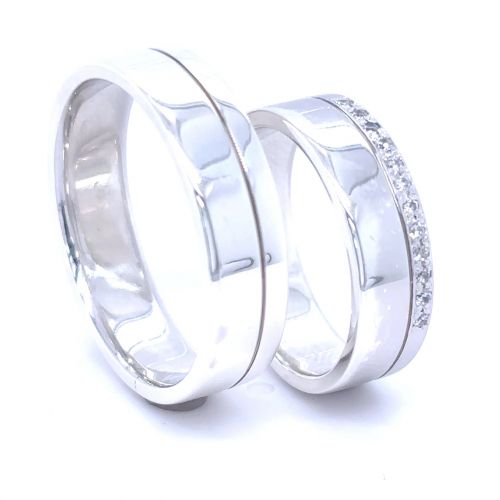 Platinové snubní prsteny