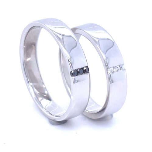 Platinové snubní prsteny