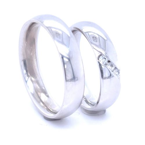 Platinové snubní prsteny