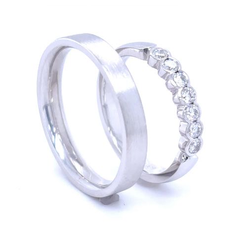 Snubní prsteny s diamanty