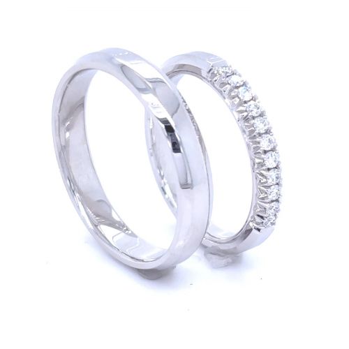 Snubní prsteny s diamanty