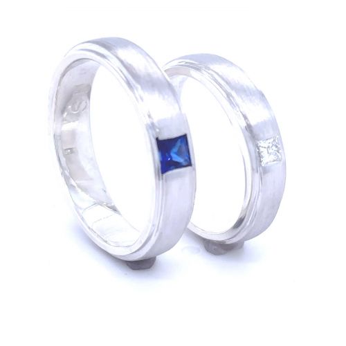 Snubní prsteny s diamanty