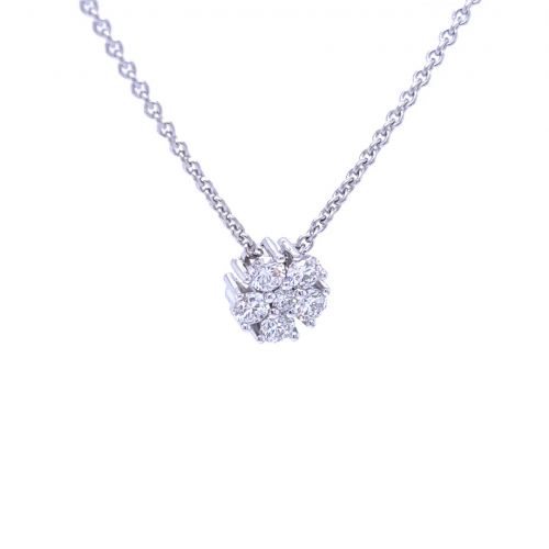 přívěsek diamantová kytička